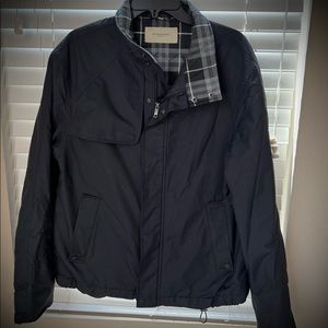 BURBERRY LONDON Mens Black Raincoat Jacket Size Medium.